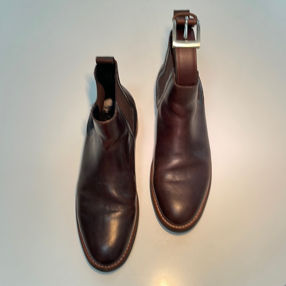 Thursday Boots Burgandy leather.